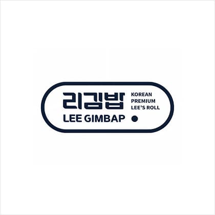 리김밥 로고